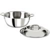 All-Clad D3 3-Ply Stainless Steel Dutch Oven 5.5 Quart Induction Oven Broiler Safe 600F Pots and Pans, Cookware Silver