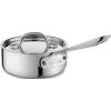All-Clad D3 3-Ply Stainless Steel Sauce Pan with Lid 3 Quart, Induction, Oven Broiler Safe 600F, Multipurpose, Compatible w/ All Cooktops, For Restaurant or Home Kitchen, Pots & Pans, Cookware, Silver(1.1 Quarts)