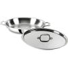 All-Clad D3 3-Ply Stainless Steel Universal Pan with Lid 3 Quart Induction Oven Broiler Safe 600F Pots and Pans, Cookware Silver
