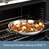 All-Clad D3 3-Ply Stainless Steel Universal Pan with Lid 3 Quart Induction Oven Broiler Safe 600F Pots and Pans, Cookware Silver