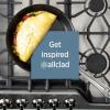 All-Clad D3 9 Inch Stainless Steel Pro Non Stick Frying pan, 3-Ply Stainless Steel Pan, Induction, Oven Broiler Safe 500F, Pancake Egg Pan, Skillet, Professional Cookware, Silver(Fry Pan)