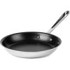 All-Clad D3 9 Inch Stainless Steel Pro Non Stick Frying pan, 3-Ply Stainless Steel Pan, Induction, Oven Broiler Safe 500F, Pancake Egg Pan, Skillet, Professional Cookware, Silver(Professional Stainless Steel Nonstick)
