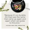 All Clad Essentials Nonstick Cookware Glass Lid, 12 inch(Stainless Steel)