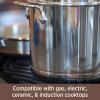 All-Clad Copper Core 5-Ply Stainless Steel Sauce Pan 4 Quart Induction Oven Broiler Safe 600F Pots and Pans, Cookware Silver(Silver/Metallic)