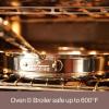 All-Clad Copper Core 5-Ply Stainless Steel Sauce Pan 4 Quart Induction Oven Broiler Safe 600F Pots and Pans, Cookware Silver(Stainless Steel)