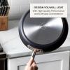 All-Clad Essentials Hard Anodized Nonstick Sauce Pan Set 4 Piece, 2.5, 4 Quart Oven Broiler Safe 500F Pots and Pans, Cookware Black(13 Piece Set)