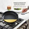All-Clad Essentials Hard Anodized Nonstick Sauce Pan Set 4 Piece, 2.5, 4 Quart Oven Broiler Safe 500F Pots and Pans, Cookware Black(2 Piece Set)