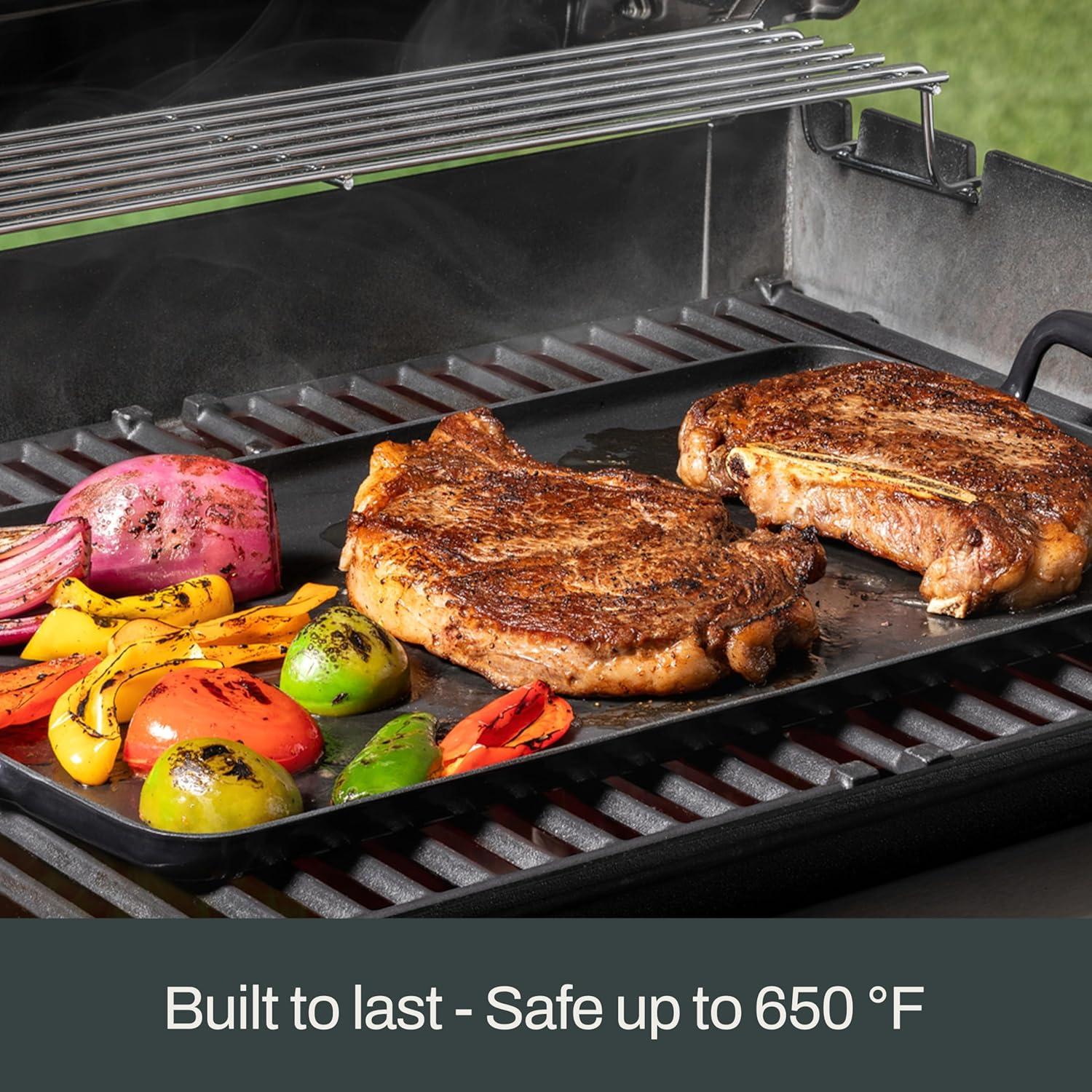 image:imageAllClad Cast Iron Skillet 12 Enameled Cast Iron Pan with Lid Enamel Coating Grill Oven Safe up to 650F amp Compatible with All Stovetops Gas Electric amp Induction EasyClean Frying Pan Black4 Quart