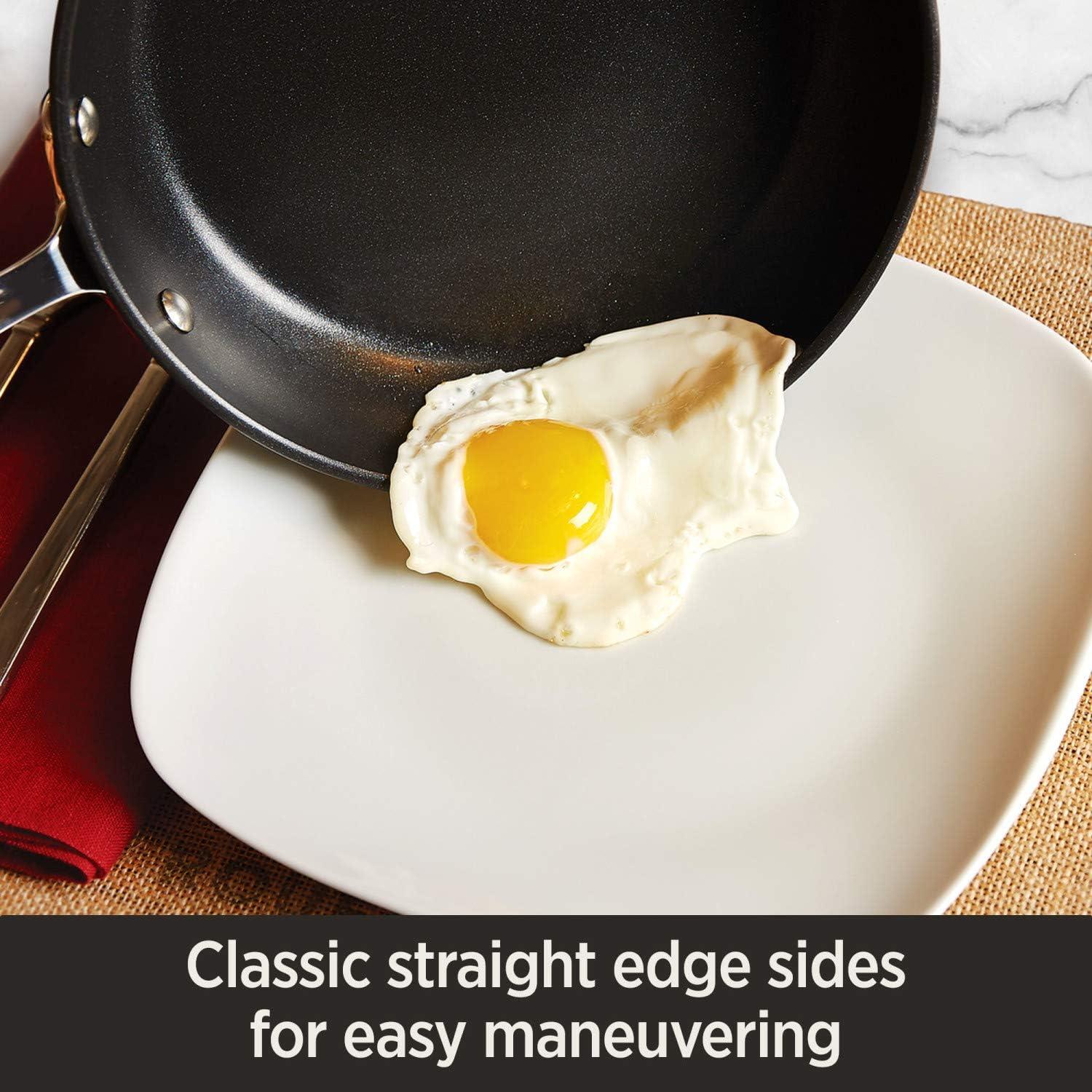 image:imageAllClad HA1 Hard Anodized Nonstick Saut Pan 4 Quart Induction Oven Broiler Safe 500F Pots and Pans Cookware BlackBlack