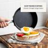 All-Clad E7859064 HA1 Hard Anodized Nonstick Fry Pan Cookware Set, 10 Inch and 12 Inch Fry Pan, 2 Piece, Black(10″ + 12″ Fry Pan Set)