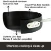 All-Clad HA1 Hard Anodized Nonstick Saute Pan with Lid and Fry Pan Set 4 Quart, 10 Inch Induction Oven Broiler Safe 500F Pots and Pans, Cookware Black(10″ and 4QT w/Lid)