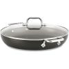 All-Clad E7859064 HA1 Hard Anodized Nonstick Fry Pan Cookware Set, 10 Inch and 12 Inch Fry Pan, 2 Piece, Black(12″ Fry Pan With Lid (2 Handles))