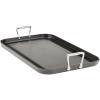 All-Clad HA1 Hard Anodized Nonstick Griddle 13×20 Inch Oven Broiler Safe 500F Pots and Pans, Cookware Black(13″ x 20″ (Double Burner))
