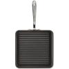 All-Clad HA1 Hard Anodized Nonstick Grill/Griddle Pan 13×20 Inch Oven Broiler Safe 500F Pots and Pans, Cookware Black(11″ x 11″ (Single Burner))