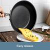 All-Clad D5 8 Inch Brushed Stainless Steel Pro Non Stick Frying pan, 5-Ply Stainless Steel Pan, Induction, Oven Broiler Safe 500F Skillet, Professional Cookware, Silver(10-inch)