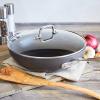All-Clad HA1 Hard Anodized Nonstick Chef’s Pan,12 Inch Induction Oven Broiler Safe 500F, Lid Safe 350F Pots and Pans, Cookware Black