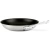 All-Clad D5 8 Inch Brushed Stainless Steel Pro Non Stick Frying pan, 5-Ply Stainless Steel Pan, Induction, Oven Broiler Safe 500F Skillet, Professional Cookware, Silver(10-inch)