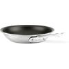 All-Clad D5 8 Inch Brushed Stainless Steel Pro Non Stick Frying pan, 5-Ply Stainless Steel Pan, Induction, Oven Broiler Safe 500F Skillet, Professional Cookware, Silver(8-inch)