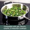 All-Clad D5 5-Ply Brushed Stainless Steel Stockpot 8 Quart Induction Oven Broiler Safe 600F Pots and Pans, Cookware Silver(Silver)