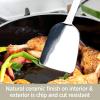All-Clad FusionTec Ceramic Soup Pot 4 Quart Induction Oven Broiler Safe 500F Pots and Pans, Cookware Platinum(Platinum)