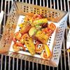 All-Clad Outdoor Nonstick Roaster Set 15×11 Inch Oven Grill Safe 500F Roaster Pan, Pots and Pans, Cookware Black(Stainless Steel)