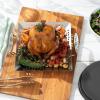 All-Clad Outdoor Nonstick Roaster Set 15×11 Inch Oven Grill Safe 500F Roaster Pan, Pots and Pans, Cookware Black(Stainless Steel)