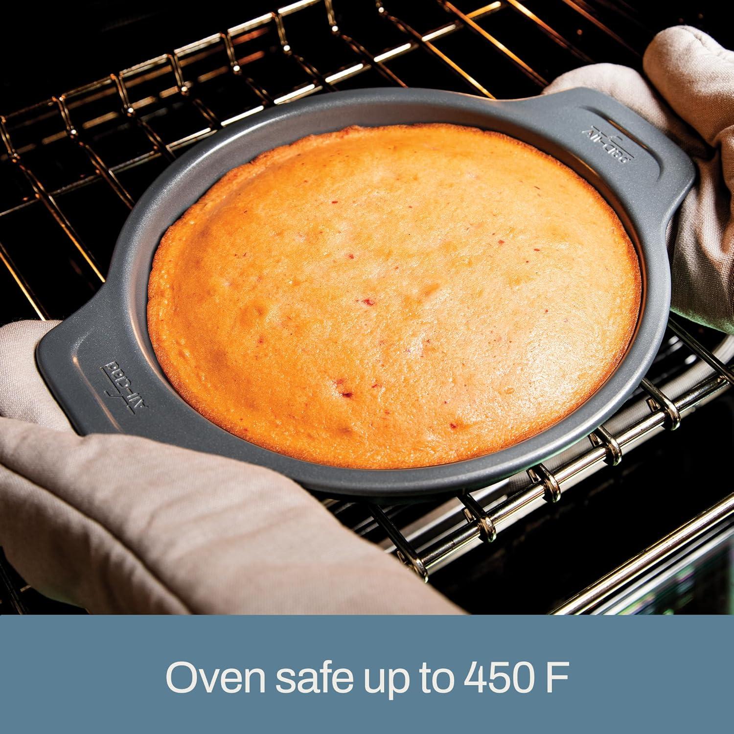 image:imageAllClad ProRelease Nonstick Bakeware Set 3 Piece Oven Safe 450F Half Sheet Cookie Sheet Muffin Pan Cooling amp Baking Rack Round Cake Pan Loaf Pan Baking Pan Grey10Piece