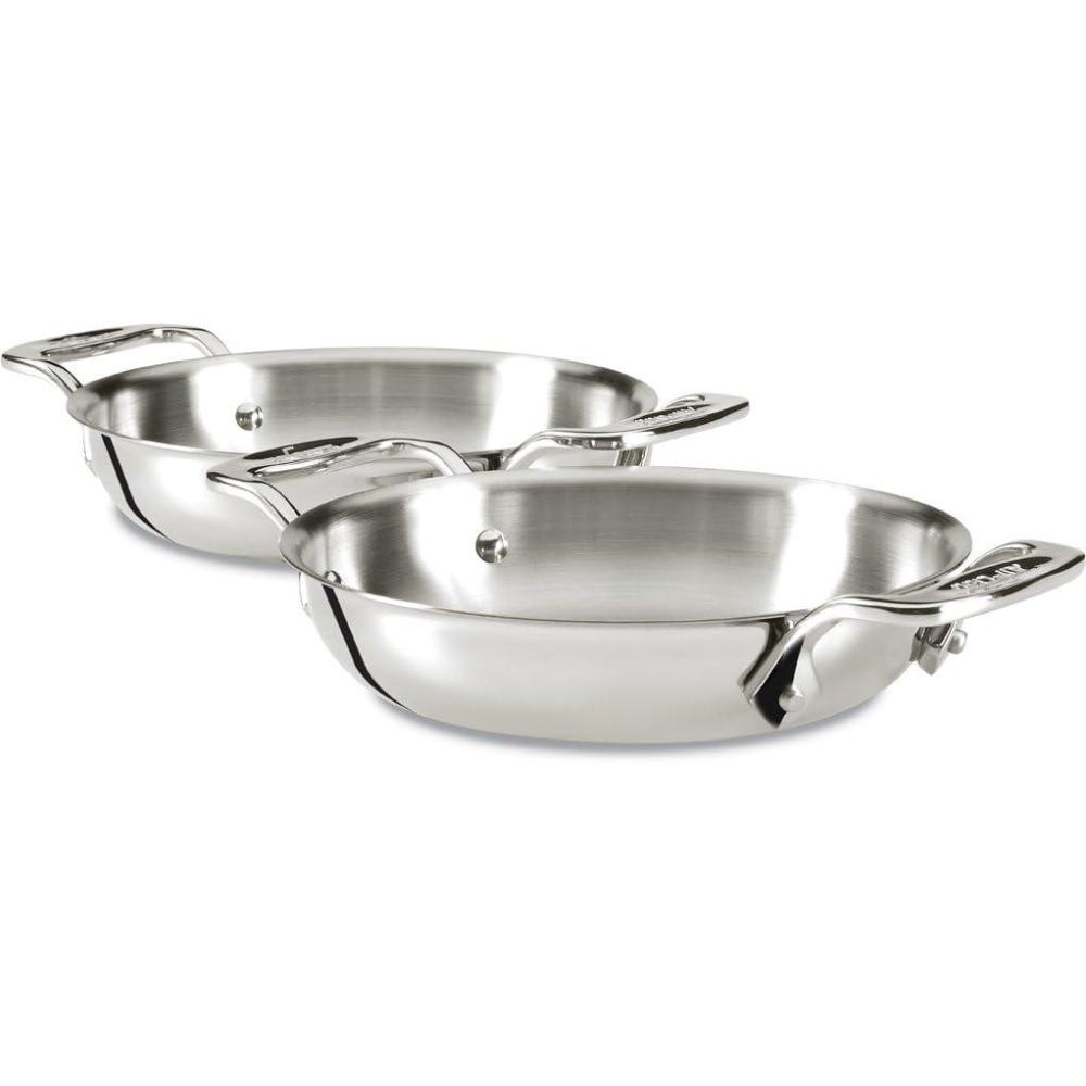 image:imageAllClad Specialty Stainless Steel Gratins 6 Inch Pots and Pans Cookware Silver6 inch
