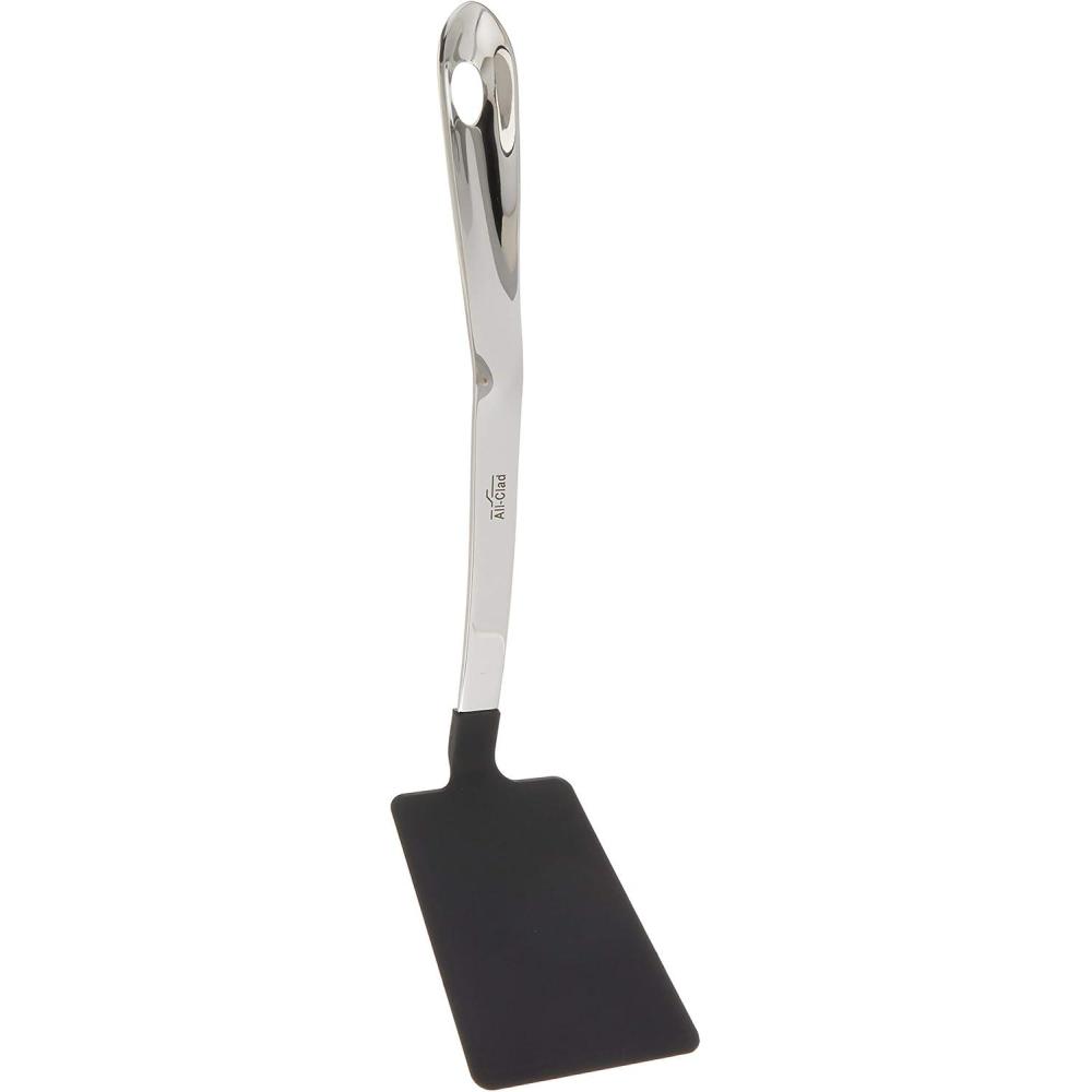 image:imageAllClad Tools and Accessories Stainless Steel with Nylon Head Kitchen Gadgets Nonstick Turner Kitchen Tools Kitchen Hacks Silver