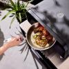 All-Clad 16″ Gas Pizza Oven Outdoor, 360° Automatic Rotating Stone for Even Cooking, Cooks Pizza in 90 Seconds, Includes Aluminum Peel Spatula, Portable Oven Pizza Maker, Includes Gas Hose & Regulator