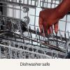 All-Clad 5-Piece Stainless Steel Kitchen Utensil Set – Includes Ladle, Solid Spoon, Slotted Spoon, Turner & Storage Caddy – Heavy-Gauge, Ergonomic, Dishwasher Safe, Silver
