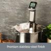 All-Clad EH800D51 Sous Vide Professional Immersion Circulator Slow Cooker with Digital Display for Precise Cooking Results, Silver