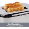All-Clad Electric Stainless Steel Toaster, 4-Slice, LED Display, Removable Crumb Tray, Internal Cord Storage, 6 Browning Levels, Wide and Self-Centering Slots, Waffles, Bagels, Bread, Silver(2 Slice LED)