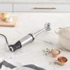 All-Clad Electrics Stainless Steel Immersion Blender 2 Piece Turbo Function 600 Watts Detachable, Variable Speed Control, Hand Blander, 9-1/4-inch(9-1/4-inch)