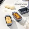 All-Clad Loaf Pan Set 4 Piece, Pro-Relelase Nonstick Bakeware, Durable Ceramic-Reinforced Non stick Coating, Professional Baking Pan for Bread, Meatloaf, Cakes, Brownies Lasagnas Casseroles, Grey
