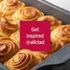 All-Clad Pro-Release Nonstick 9×13 Inch Oven Safe 450F Half Sheet, Cookie Sheet, Muffin Pan, Cooling & Baking Rack, Round & Loaf Cake Pans, Grey