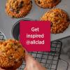 All-Clad Pro-Release Nonstick Bakeware Muffin Pan 12 Cup Oven Safe 450F Half Sheet, Cookie Sheet, Muffin Pan, Cooling & Baking Rack, Round Cake Pan, Loaf Pan, Baking Pan Grey
