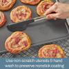 All-Clad Pro-Release Nonstick Bakeware Set 3 Piece Oven Safe 450F Half Sheet, Cookie Sheet, Muffin Pan, Cooling & Baking Rack, Round Cake Pan, Loaf Pan, Baking Pan Grey(3 piece)