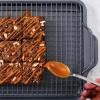 All-Clad Pro-Release Nonstick Bakeware Set 3 Piece Oven Safe 450F Half Sheet, Cookie Sheet, Muffin Pan, Cooling & Baking Rack, Round Cake Pan, Loaf Pan, Baking Pan Grey(17 In x 11.5 In x 1 In)