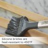 All-Clad Specialty Silicone Kitchen Gadgets 5 Piece Set, Spatulas Kitchen Tools, Kitchen Hacks Black(Stainless Steel and Black)