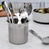 All-Clad Specialty Stainless Steel Kitchen Gadgets 5 Piece Tool Set with Caddy Kitchen Tools, Kitchen Hacks Silver(10 inch length  6-piece set)