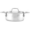 All-Clad Specialty Stainless Steel Ramekin with Lid 2 Piece Oven Broiler Safe 600F Pots and Pans, Cookware Silver