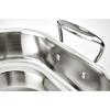 All-Clad Specialty Stainless Steel Universal Steamer for Cooking 3 Quart Food Steamer, Steamer Basket Silver(3 quart (Pack of 2))