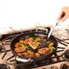 All-Clad Specialty Stainless Steel with Nylon Head Kitchen Gadgets 4 Piece Tool Set with Caddy Kitchen Tools, Kitchen Hacks Silver(Stainless Steel)