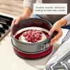 All-Clad Springform Pan 9 inch with Removable Bottom, Nonstick Pro-Release Bakeware, Professional Spring Form and Cheesecake Baking Mold, Durable Ceramic-Reinforced Non stick Coating, Grey