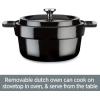 All-Clad Stainless Steel Electric Slow Cooker 7-Quart, Programmable LCD Timer, Aluminum Insert, Slow Cookers, Small Kitchen Appliances, Silver(Silver)