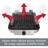 All-Clad Stainless Steel Waffle Maker 4 Section, Thick Belgium Waffle Makers, Upright Storage 1600 Watts, Nonstick, 6 Browning Levels, Dishwasher Safe