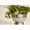 All-Clad Tools and Accessories Stainless Steel Colander 3 Quart Strainer, Pasta Strainer with Handle, Pots and Pans Silver(1.5-Quart)