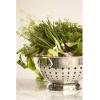All-Clad Tools and Accessories Stainless Steel Colander 3 Quart Strainer, Pasta Strainer with Handle, Pots and Pans Silver(1.5-Quart)