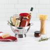 All-Clad Tools and Accessories Stainless Steel Colander 3 Quart Strainer, Pasta Strainer with Handle, Pots and Pans Silver(5-Quart)